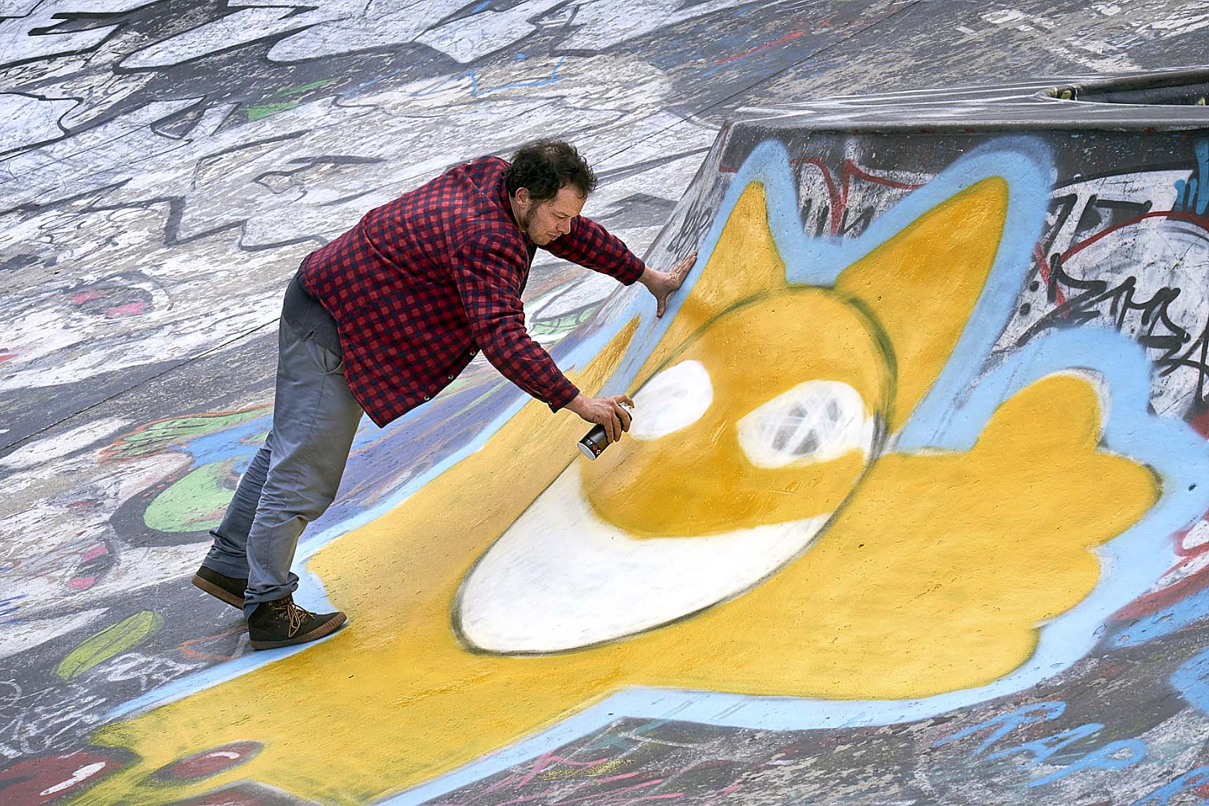 Photos de Street art à Bruxelles Monsieur chat​