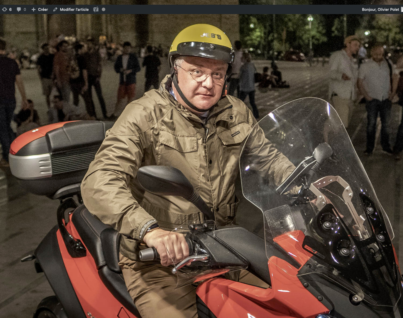 Photos exclusives Le Prince Laurent motard