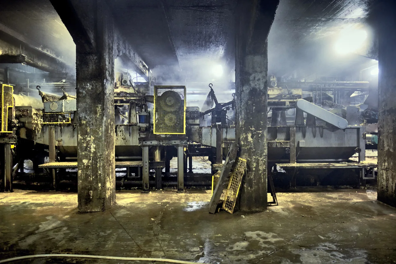 Usine de traitement de la laine à Verviers