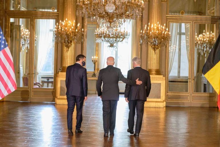 reportage photo sur la visite du préseident américain joe biden