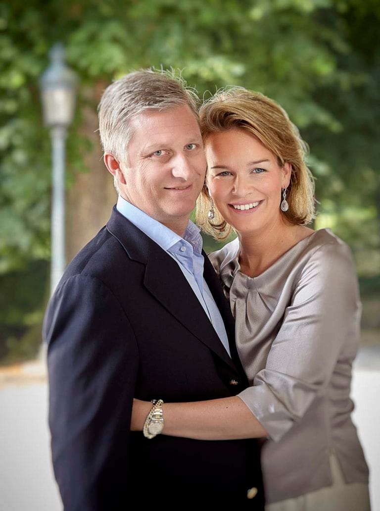 Photo exclusive de la Reine Mathilde avec le Roi Philippe
